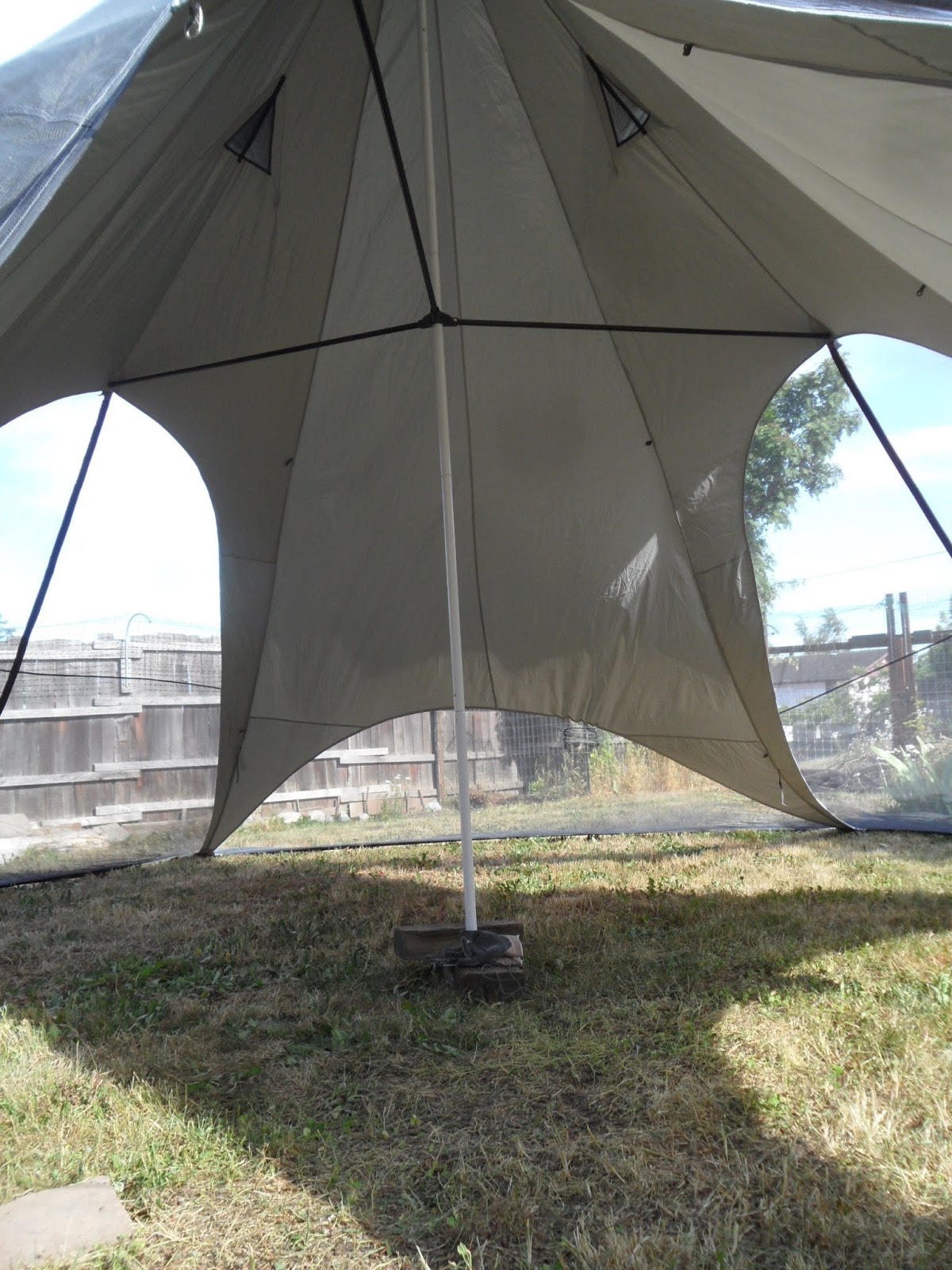 Four Bees North Pole Shade Tent, Burning Man Shade Revisited!