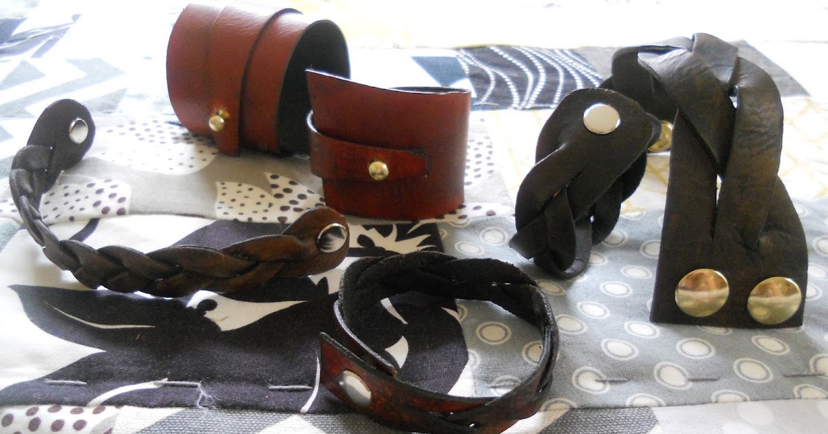 Joy 2 Sew How to make a leather bracelets.....