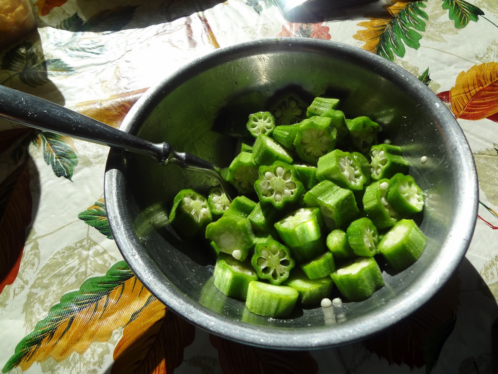 Bella Blue Jungle: Raw Okra salad Recipe