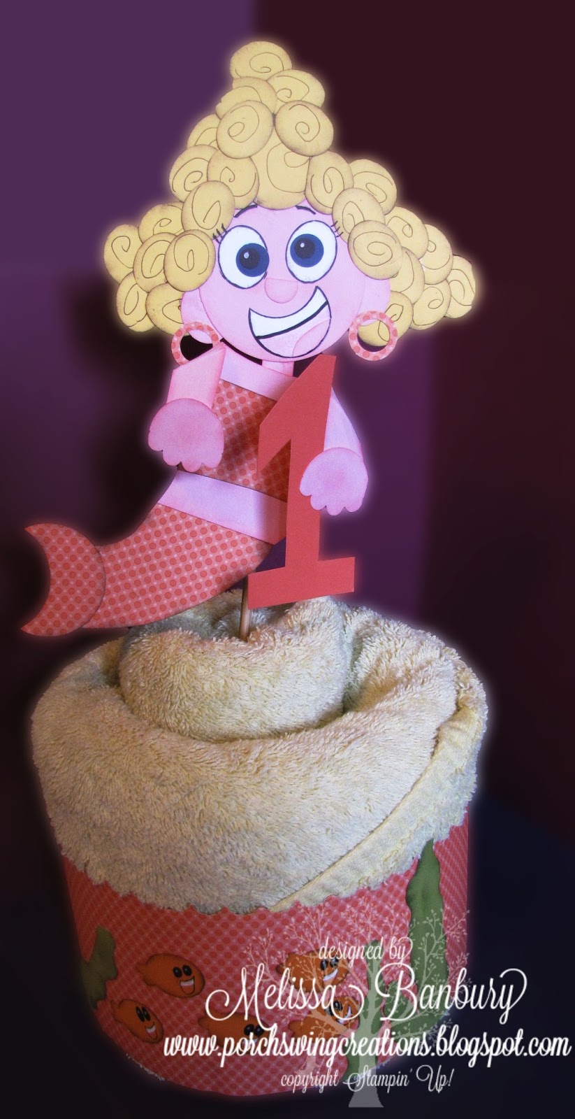 Porch Swing Creations Deema Bubble Guppies Cupcake