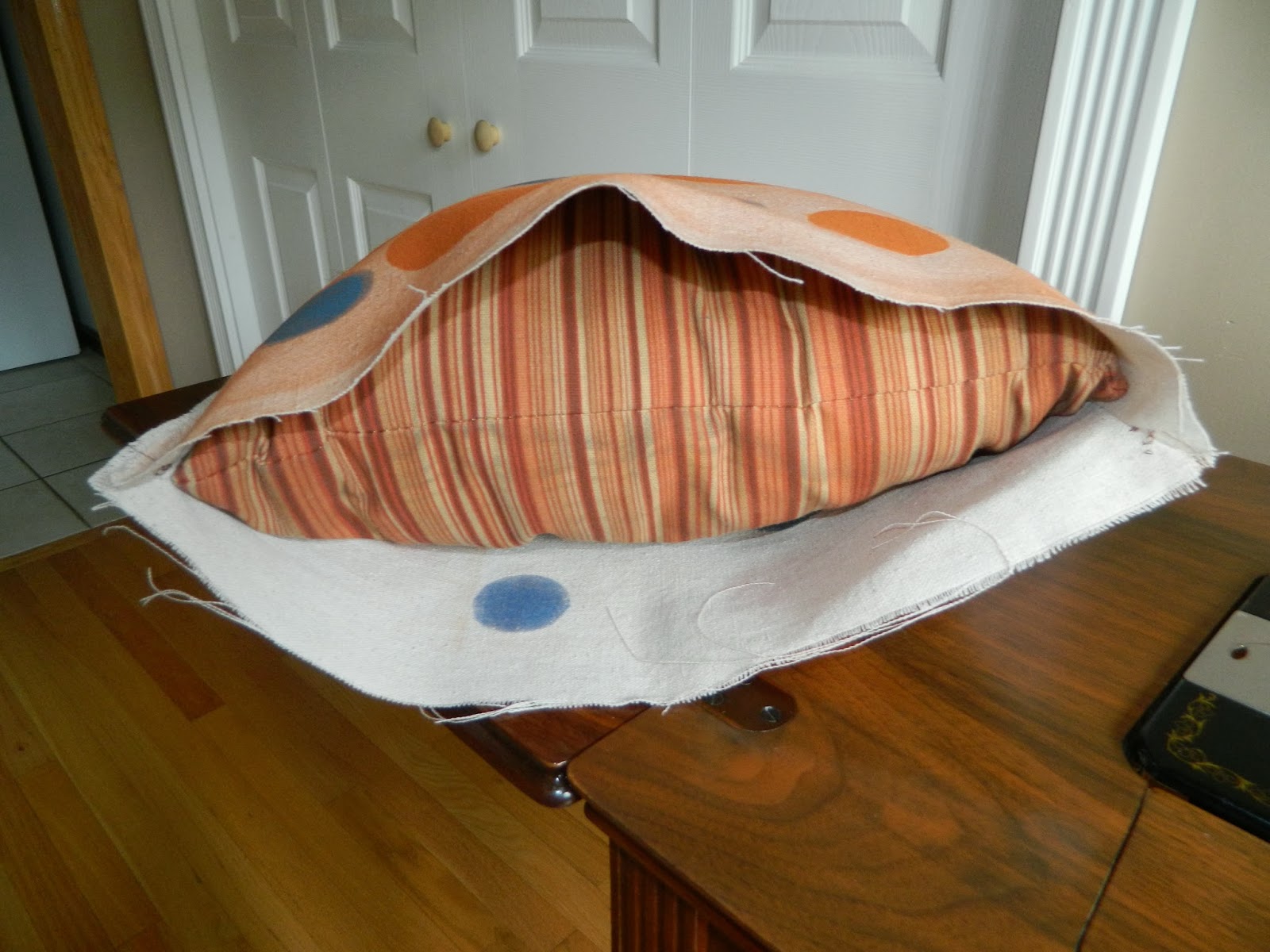 Creations By ASH Spray Paint Canvas Drop Cloth Pillows