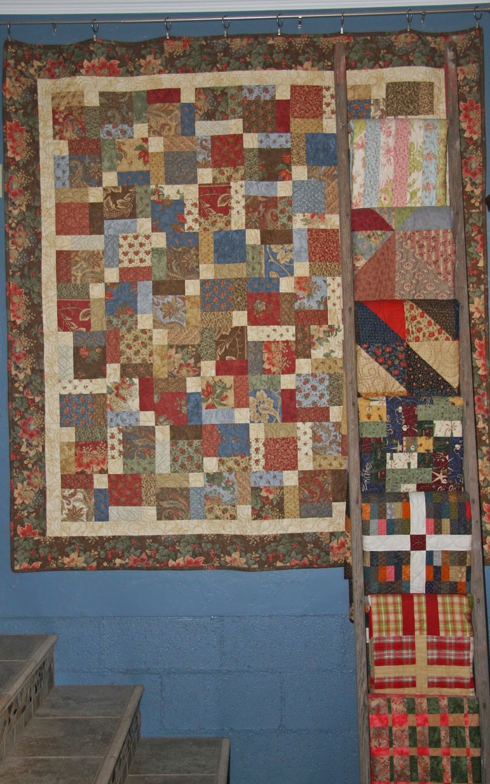 Quilting With Thistle Thicket Studio Displaying Quilts