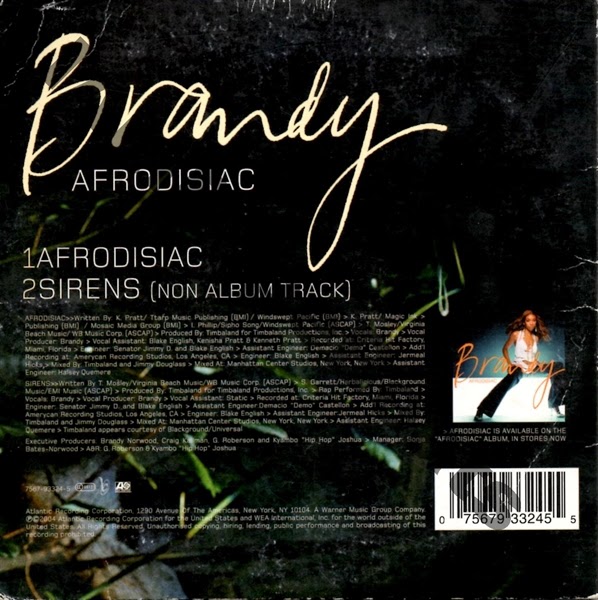 iAmDopeBeats Catalog Brandy Afrodisiac [CD Single]