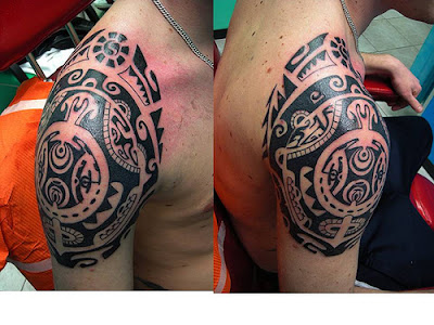 Tatuagens Tribais no ombro Fotos e dicas de Tatuagens Tribais