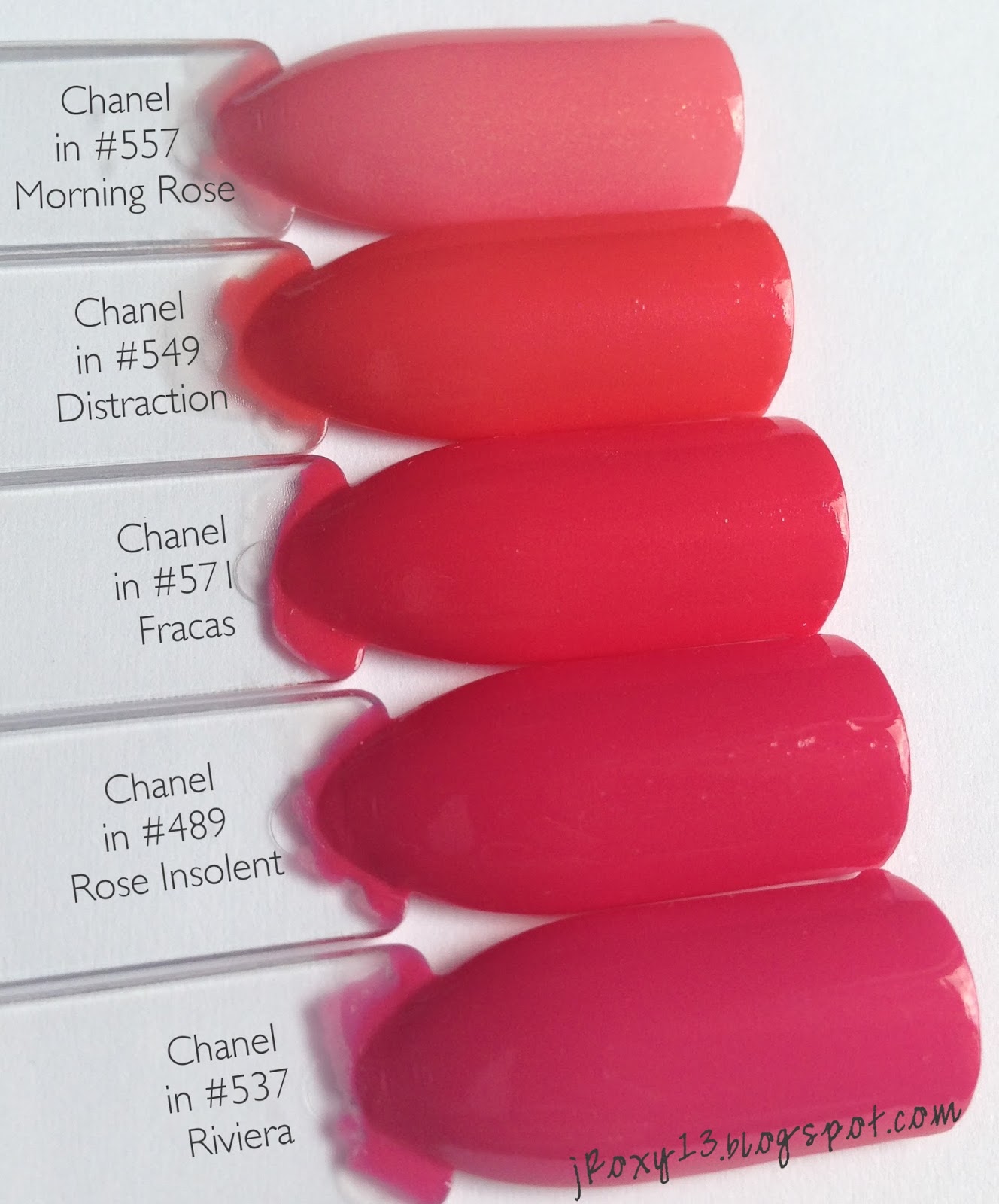 Chanel in #571 Fracas + Comparisons
