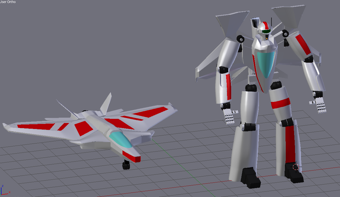 Avion Robot Transformer Modelo