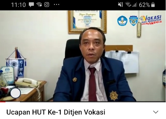 Ucapan HUT KE 1 DITJEN VOKASI