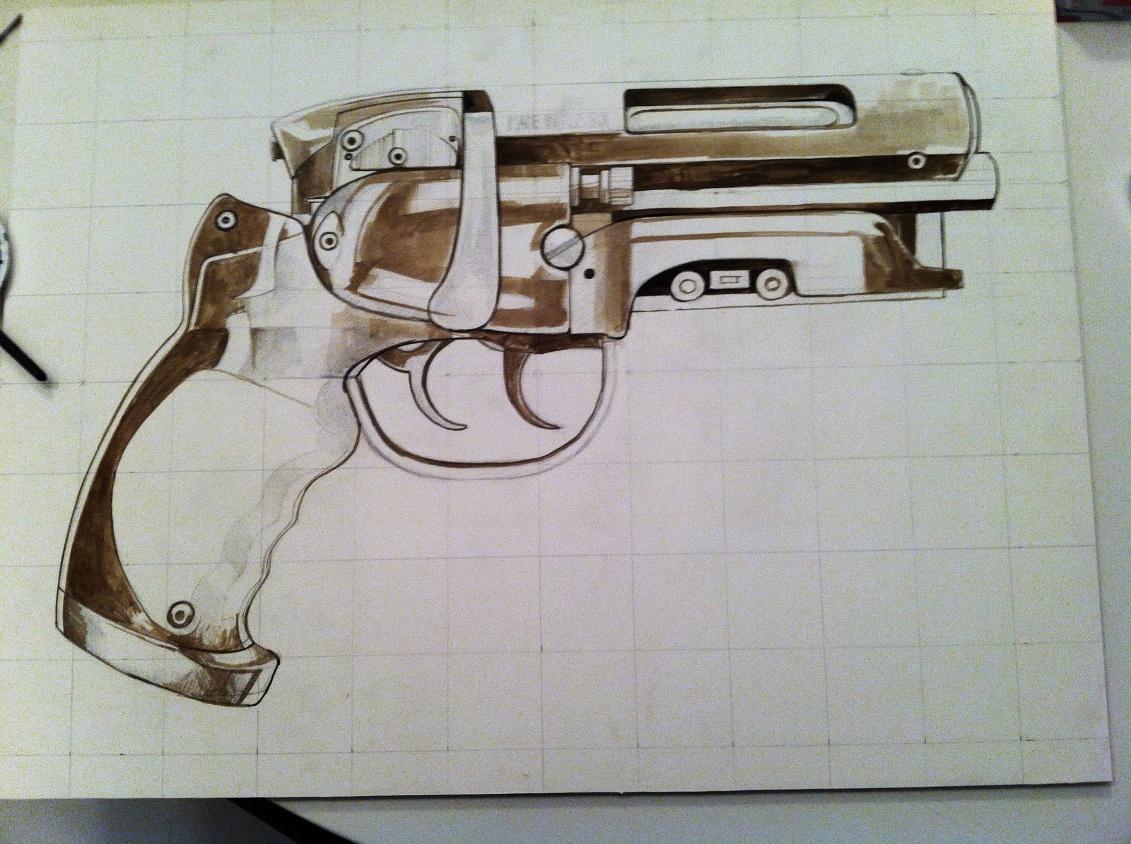 Tristan Reidford Art Deckard's Blaster painting.
