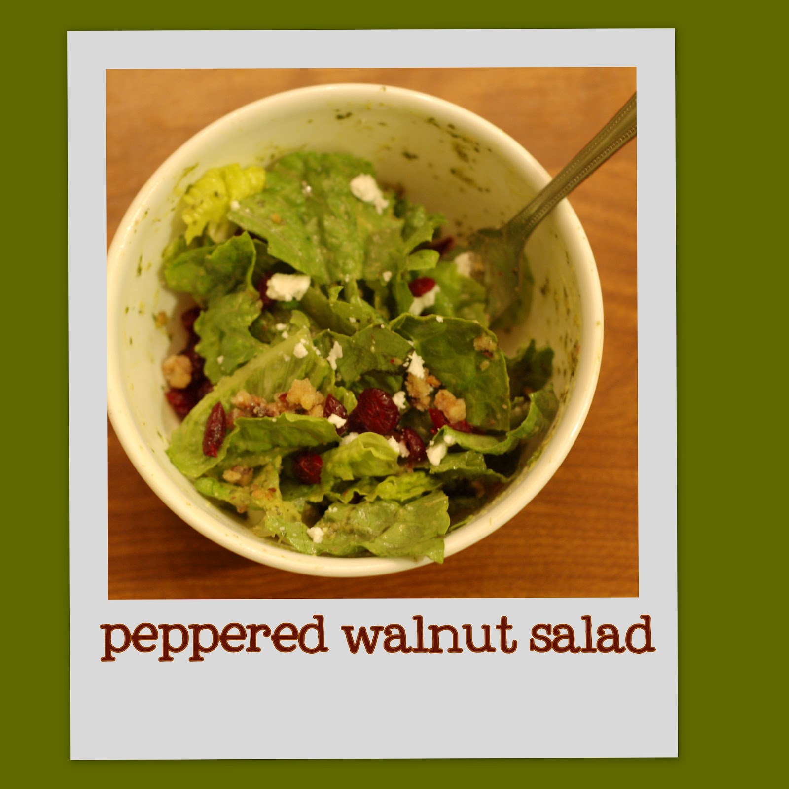 Anne Strawberry Peppered Walnut Salad