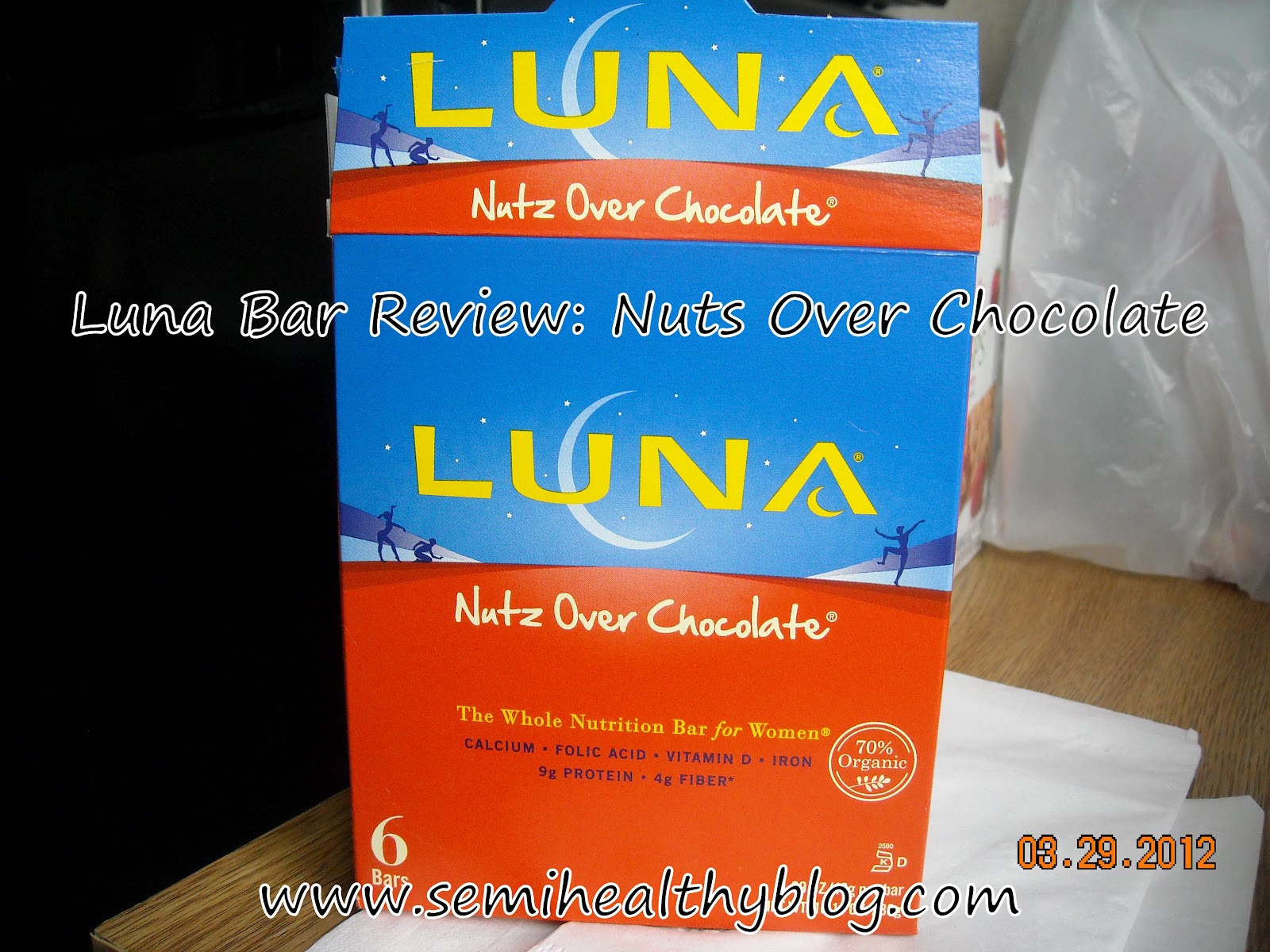Luna Bar Nutz Over Chocolate Luna Bar Nutz Over Chocolate