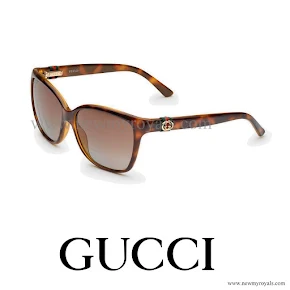 Crown Princess Victoria Style GUCCI Havana Sunglasses