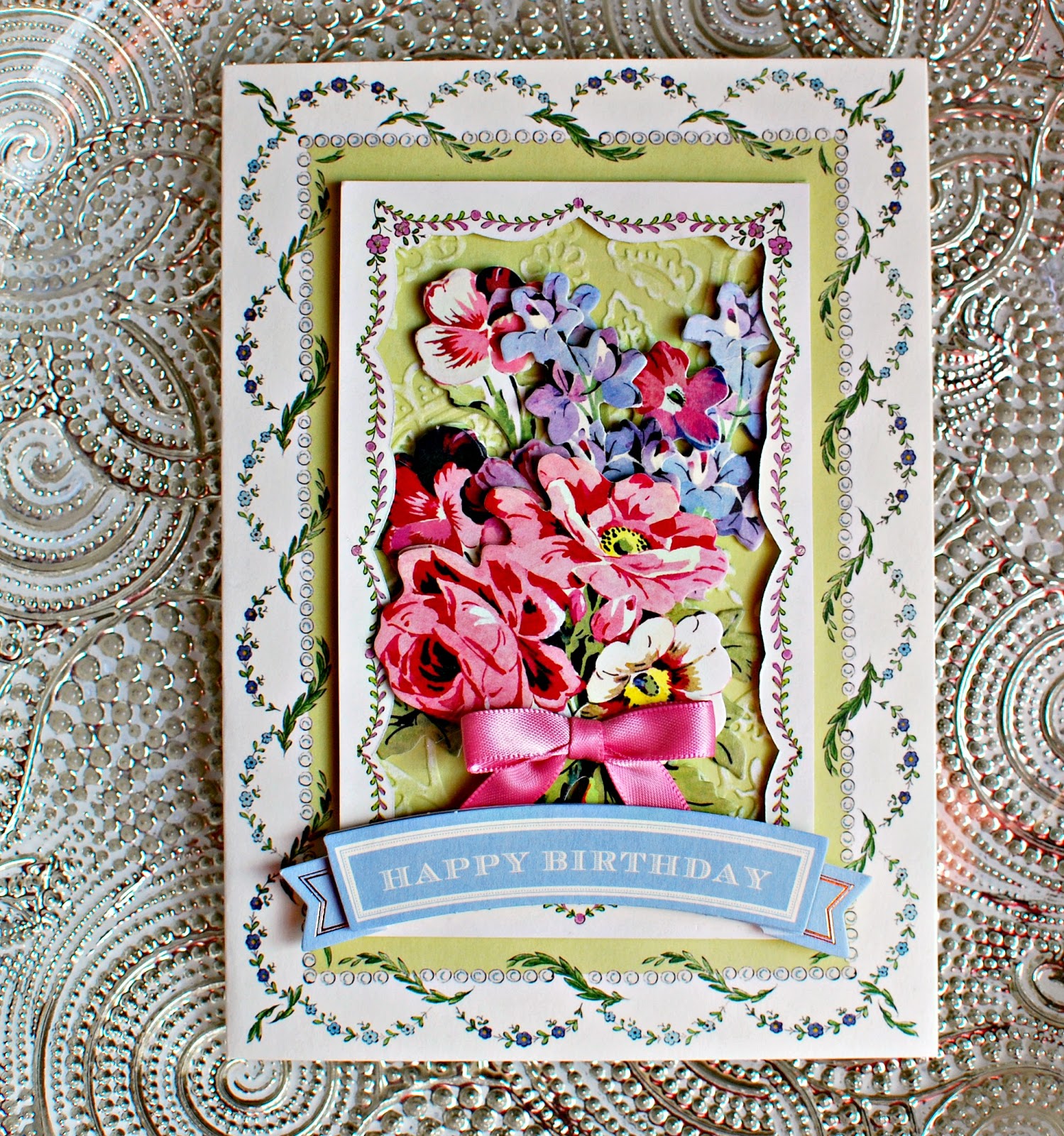 Crafty Creations with Shemaine Pretty Paintings Card kit by Anna Griffin