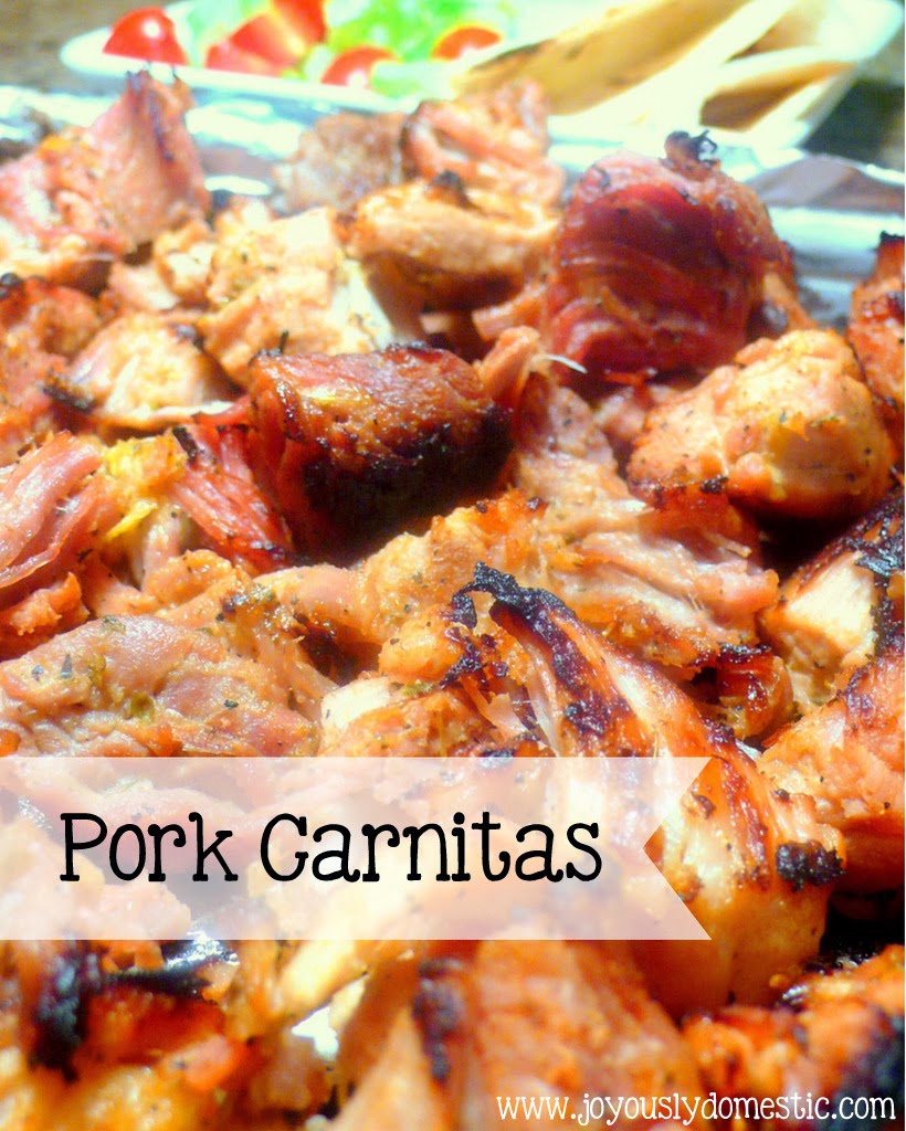 Joyously Domestic Pork Carnitas