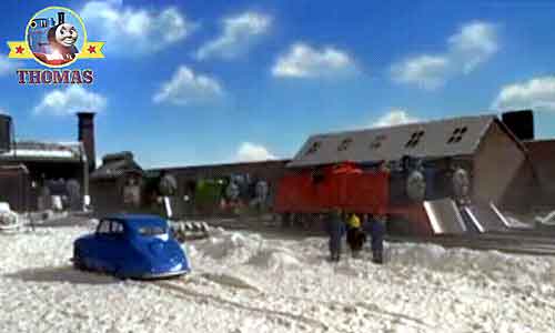 thomas the train snow