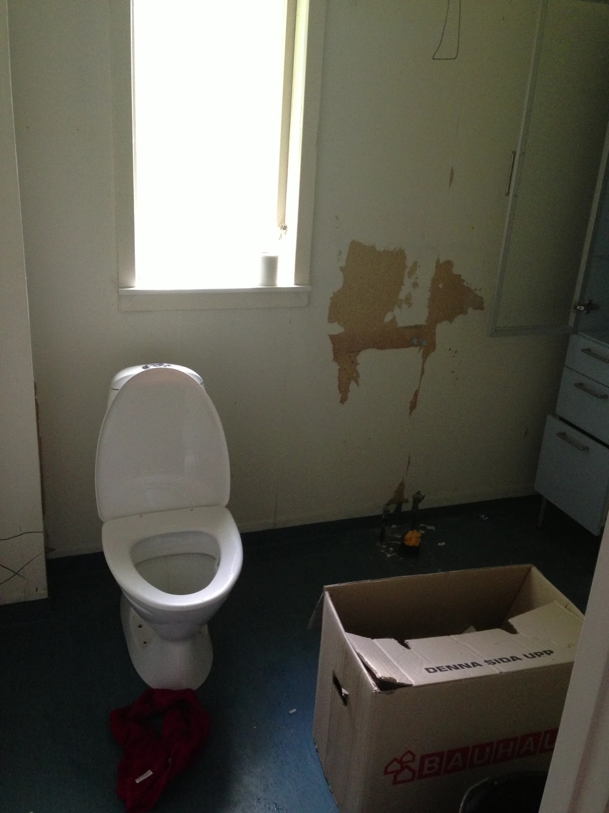 Nileelin: renovering av litet badrum