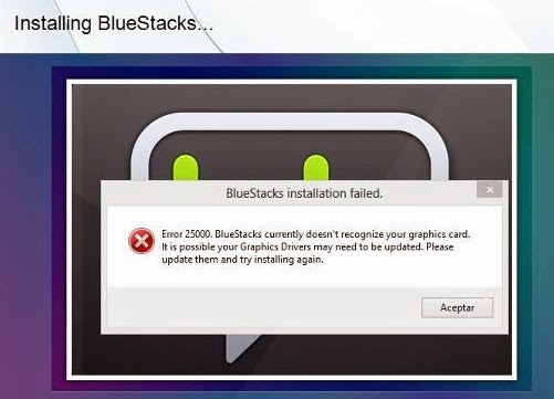 bluestacks update system error