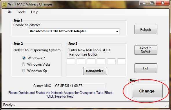 Mac Changer Software For Windows 7 Mac Changer Software For Windows 7