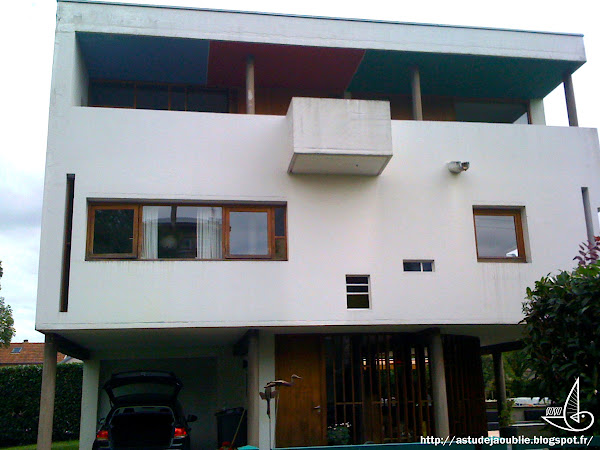 Vesoul - Maison Henri Kielwasser - Rue du docteur-Championnet  Architecte: André Maisonnier  Construction: 1956 