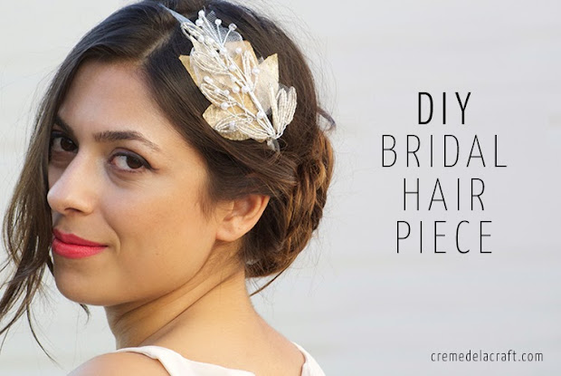 diy beaded bridal headband