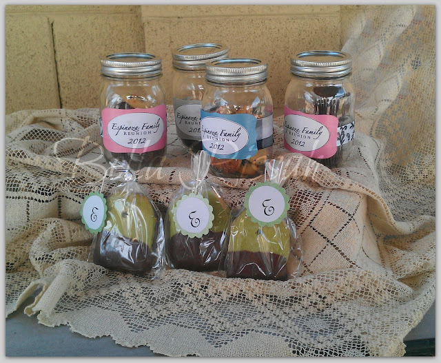 Bella Rissah Mason Jars And Green Tea Bag Cookies My Sisters Olga Eva Hortencia And Mom I Prepared The Departure Gifts Mason Jars Filled With Homemade Goodies Green Tea Bag Cookies