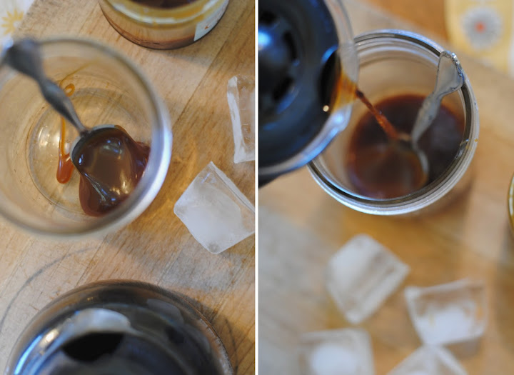 nest + venture do it cheap caramel iced coffee