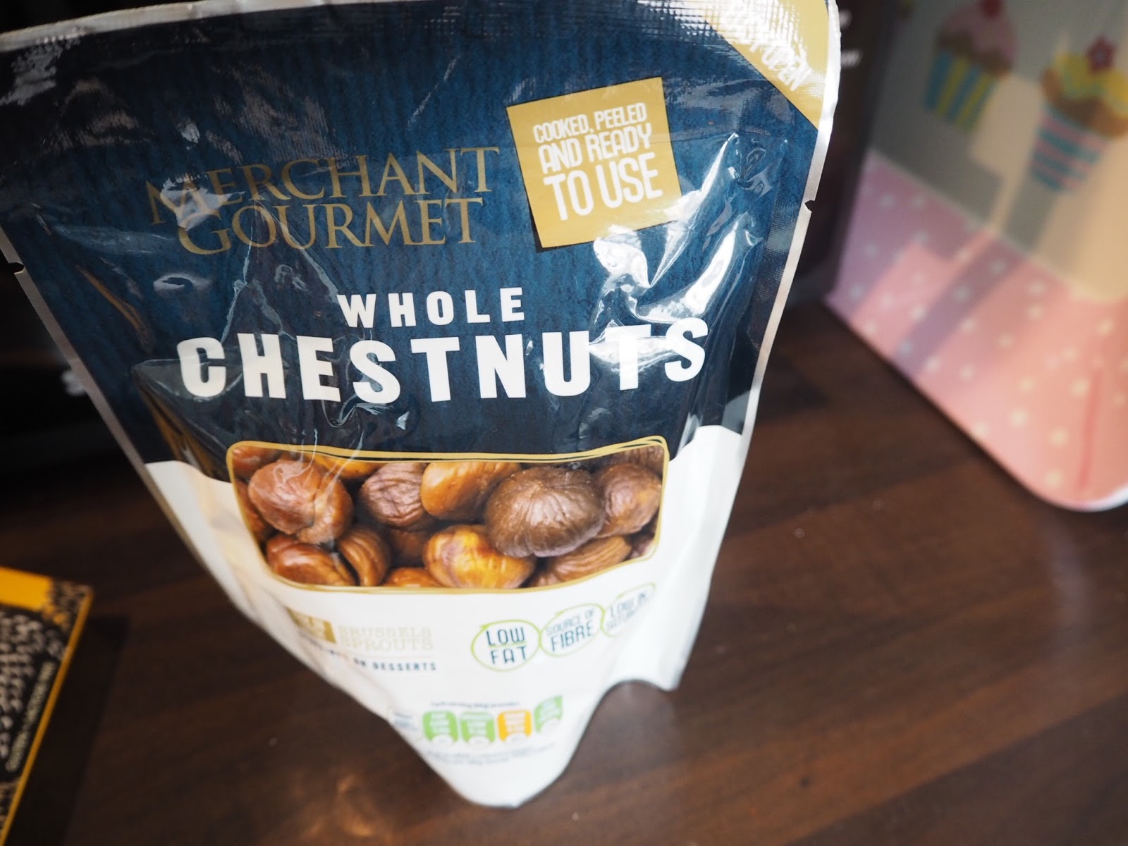 packet of Merchant Gourmet whole Chestnuts