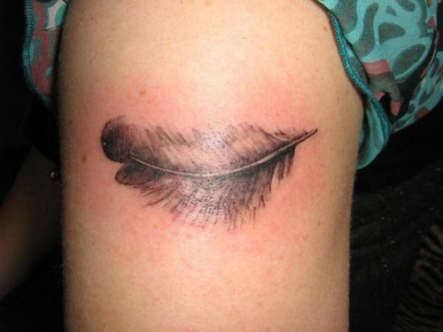 feather tattoo. Feather Tattoos Designs and
