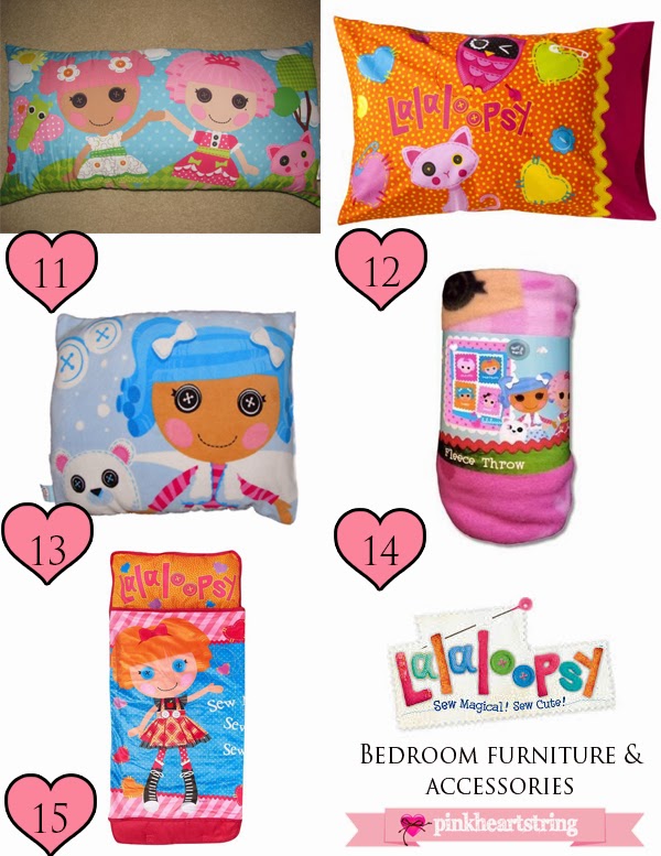 Pink Heart String Lalaloopsy Bedroom Furniture and Accessories for