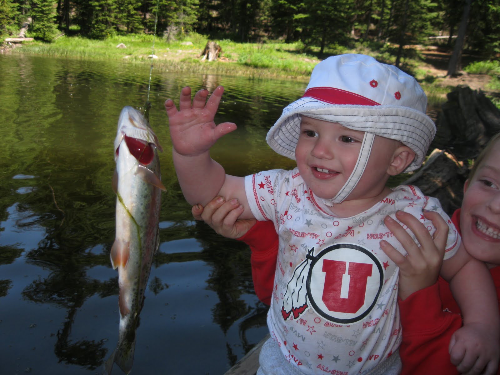 Neeleyfam Fishing at Mill Hollow