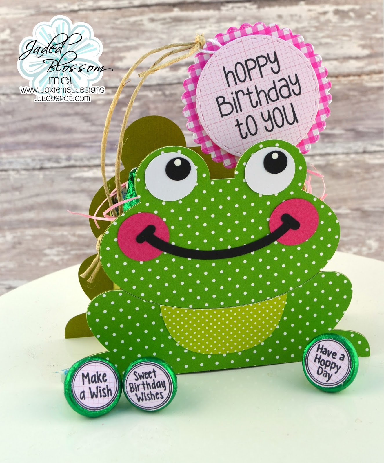 Doxie Mel Designs Hoppy Birthday Frog