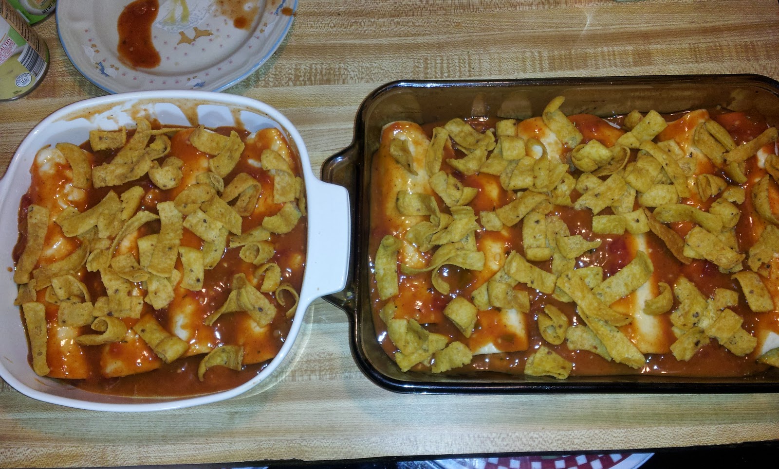 COOLMAMA'S VOICE ON THE BLOG ♥ FRITOS® TOPPED CHICKEN ENCHILADA MADE