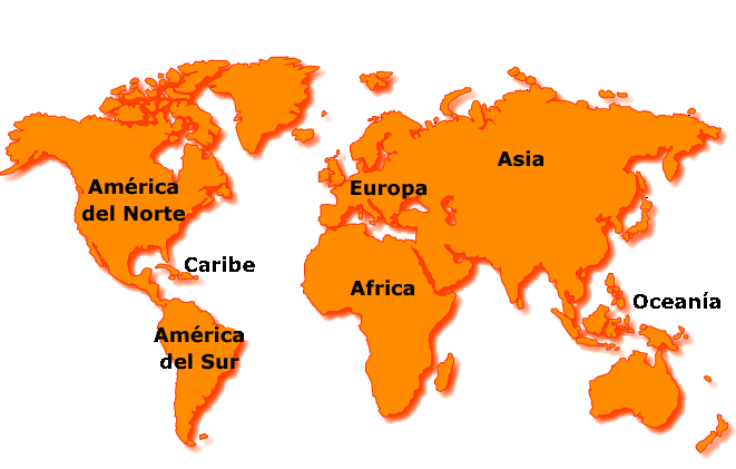 Imagenes Del Continente Mapa