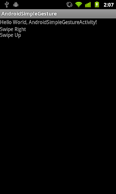 Detect swipe using SimpleOnGestureListener Detect swipe using SimpleOnGestureListener