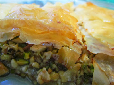 Book&aCuppa: Baklava with pistachio nuts and rose water syrup