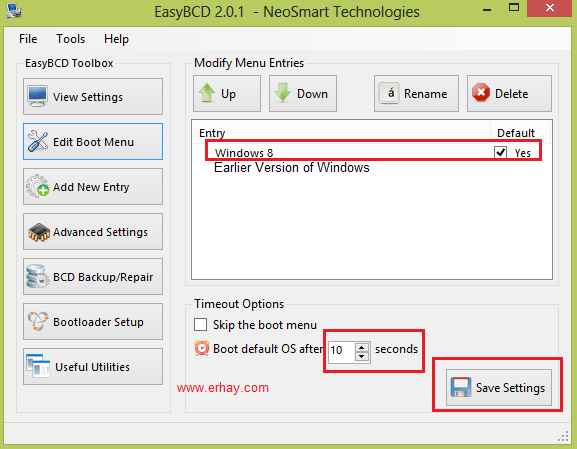 Cài dual boot XP và Win8 không cần đĩa  Erhay+dualboot