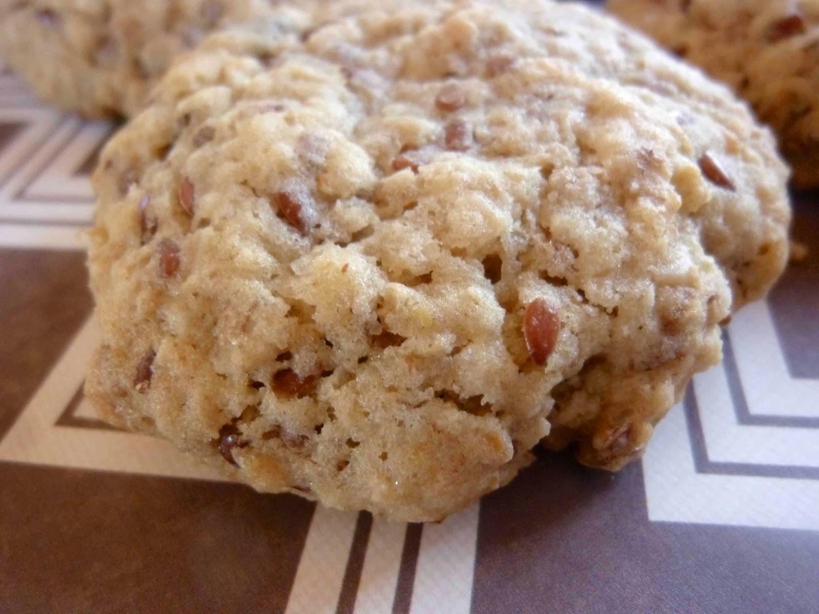 Diary of a Mad Hausfrau Flax Seed Date Oatmeal Cookies