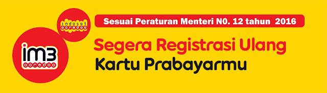 Cara Registrasi Ulang Kartu IM3 Ooredoo Sesuai KTP dan KK Cara Registrasi Ulang Kartu IM3 Ooredoo Sesuai KTP dan KK