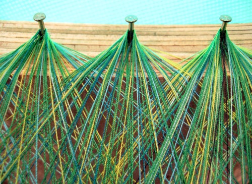 gabriel dawe instalação arte fios cores arco-iris gabriel dawe instalação arte fios cores arco-iris
