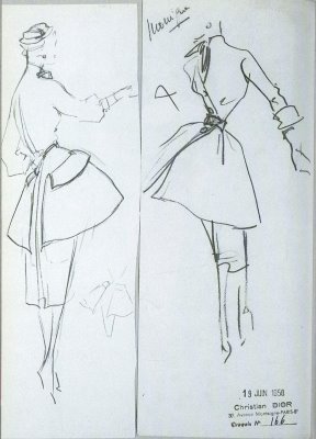 Dior Fashion Drawing