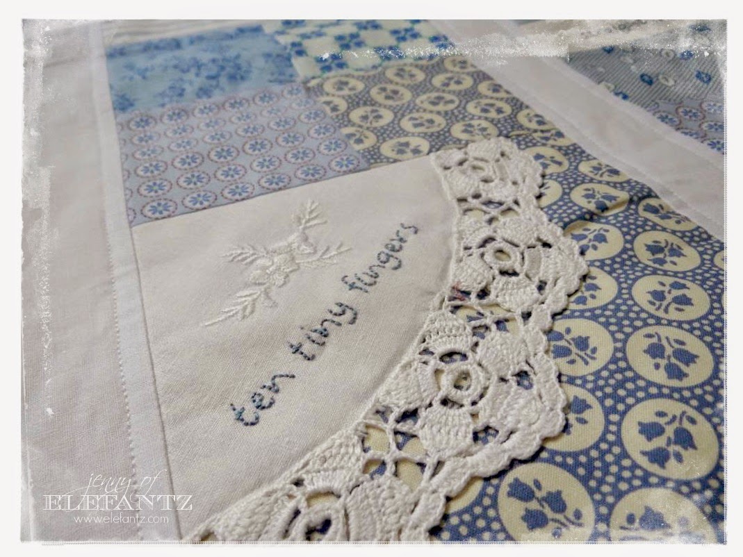 Jenny of ELEFANTZ Ideas for using vintage linens...