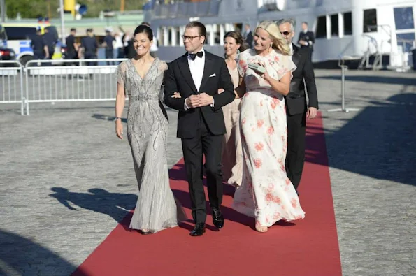 King Carl Gustaf of Sweden and Queen Silvia of Sweden, Prince Carl Philip of Sweden and Sofia Hellqvist, Crown Princess Victoria of Sweden, Prince Daniel of Sweden and Princess Mette-Marit of Norway, Sara Hellqvist and Lina Hellqvist, Marie Hellqvist and Erik Marie Hellqvist, Princess Brigitta of Sweden