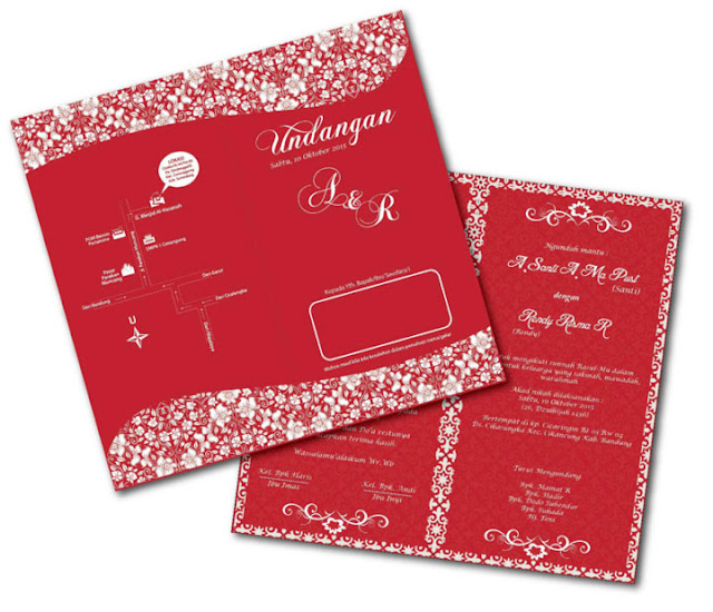 Cetak undangan murah satu warna murah bandung Percetakan