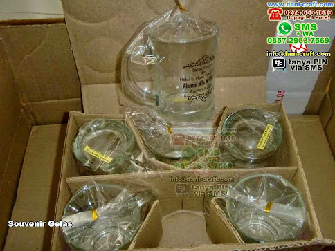Souvenir Gelas Gelas Beling Yogyakarta