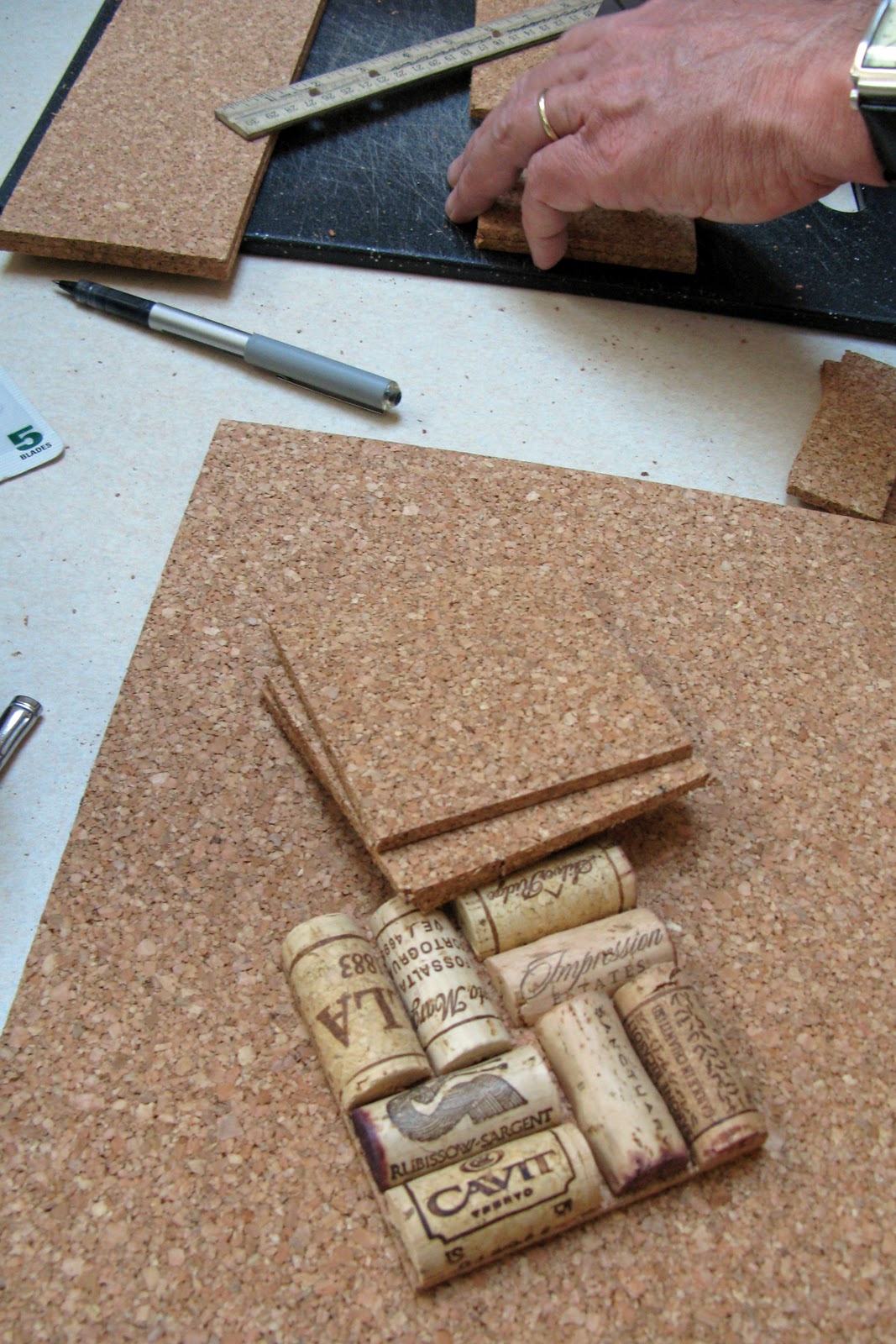 Just*Grand Cork Coasters *DIY Project*
