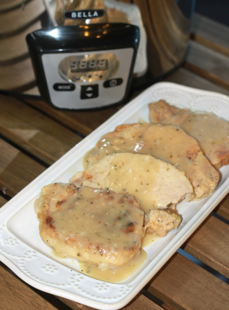 Crazy for Cookies and more Slow Cooker Pork Chops with Herb Gravy