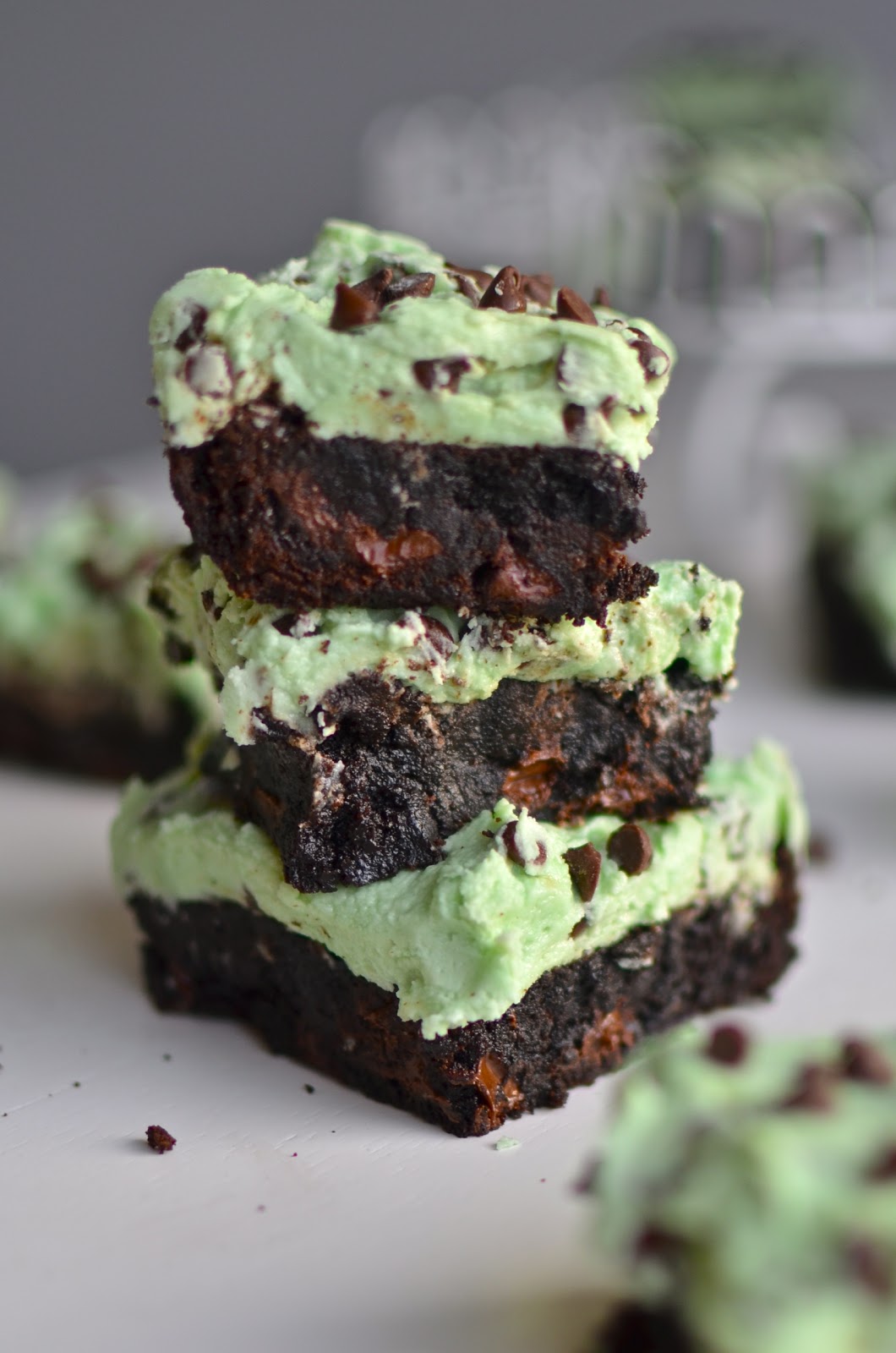 Yammie's Glutenfreedom Glutenfree Mint Chocolate Chip Brownies
