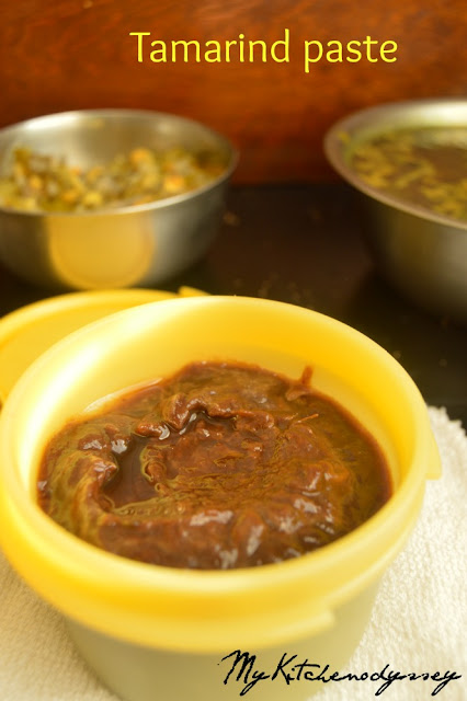 avocado paratha tamarind paste
