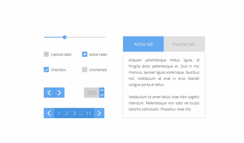 Flat UI kit Flat UI kit