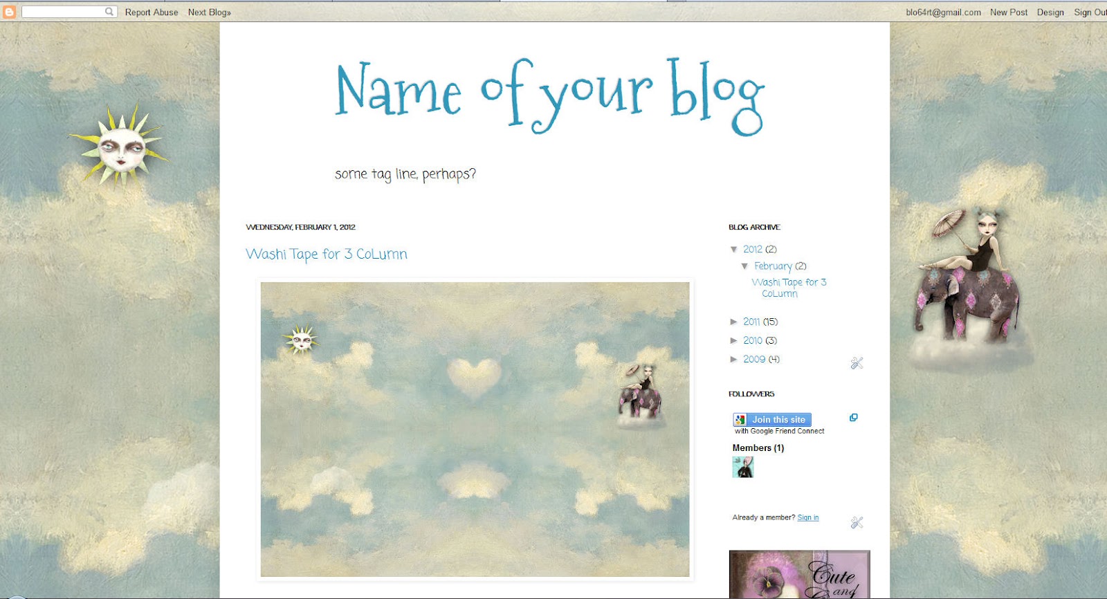 blog background
