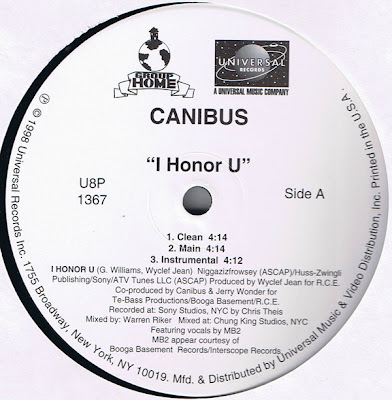 Canibus ‎– I Honor U / Get Retarded (VLS) (1998) (192 kbps)